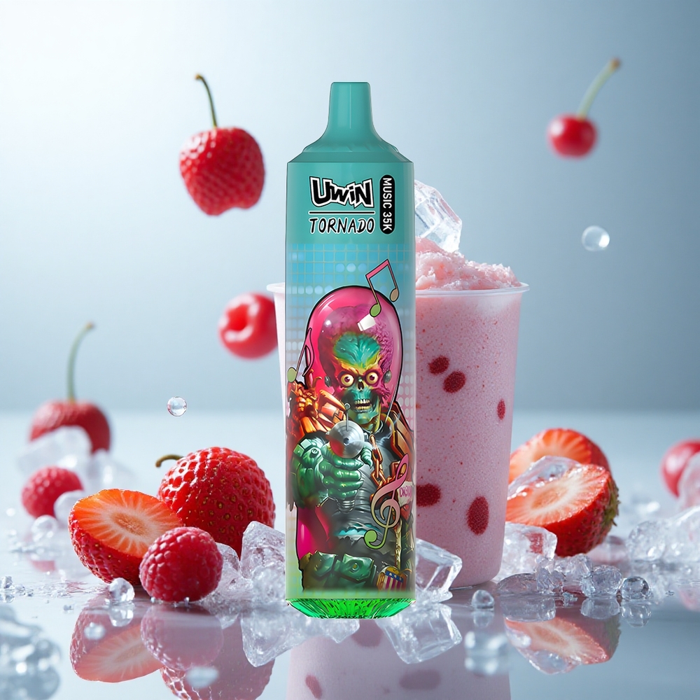 Uwin Tornado 35K Music Erdbeere Himbeere Kirsche Eis Typ-C Mesh