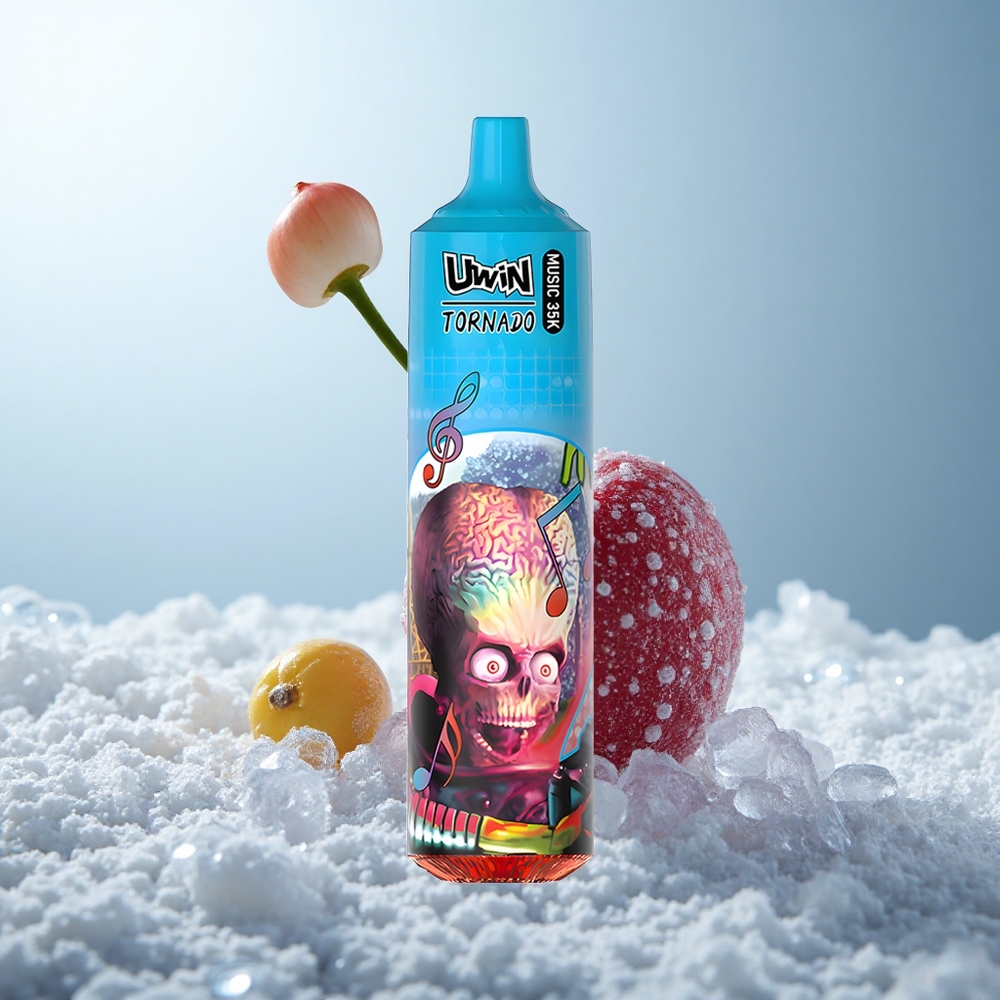 Uwin Tornado 35K Music Kirsch-Eis Typ-C 600mAh